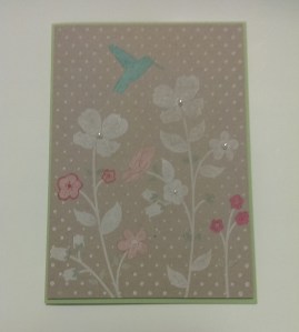 Wildflower Meadow - white ink with markers