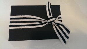 Simple black and white card