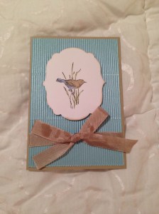 Simply Sketched simple bird card