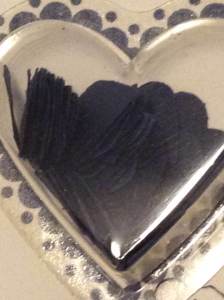 Hearts in a heart shaped cup