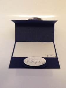 Wedding gate fold card (inside)